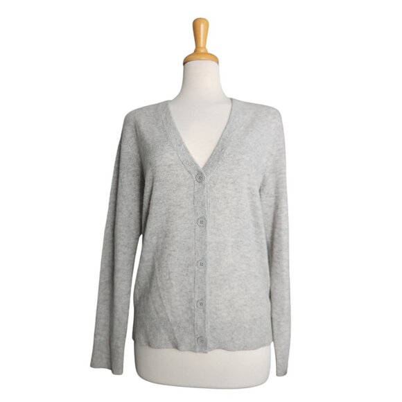 Charter Club Cashmere Womens M Luxury Long Sleeve Cardigan - Picture 1 of 7